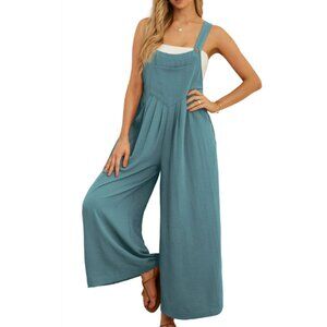 Wide Leg Casual Overalls Jumpsuit